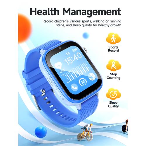Hoco Y101 4G Smartwatch para Niños con SIM y GPS Azul