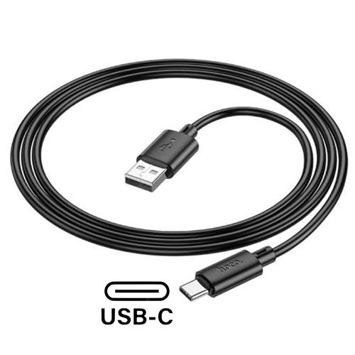 Cable USB a USB-C 1 metro 3 amp Hoco X88 Negro