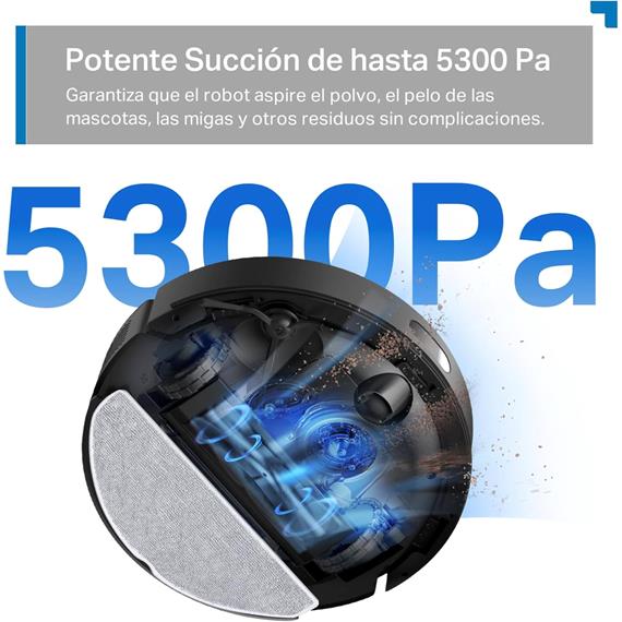 Tp-Link RV30 Max Plus Robot Aspirador y Friegasuelos con Base de Autovaciado