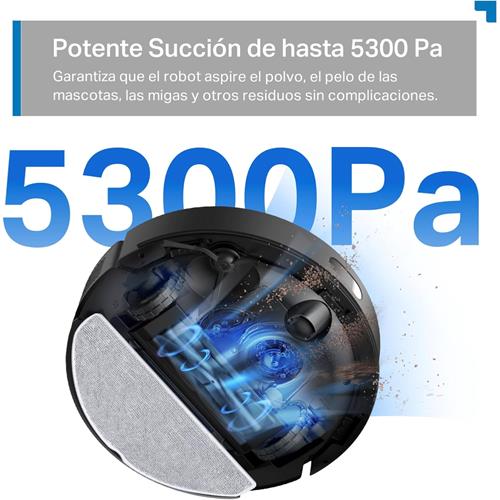 Tp-Link RV30 Max Plus Robot Aspirador y Friegasuelos con Base de Autovaciado