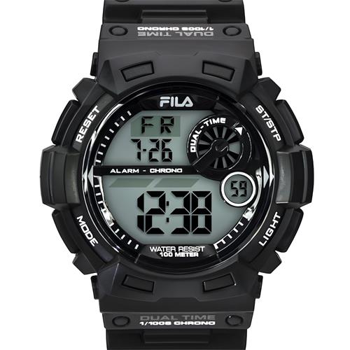 FILA 38-110-008  RELOJ NEGRO