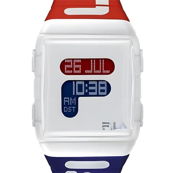 FILA 38-105-005  RELOJ BLANCO/AZUL
