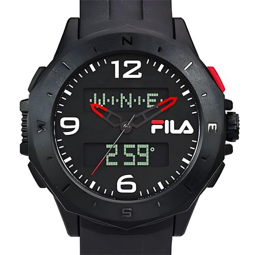 FILA 38-150-001  RELOJ NEGRO