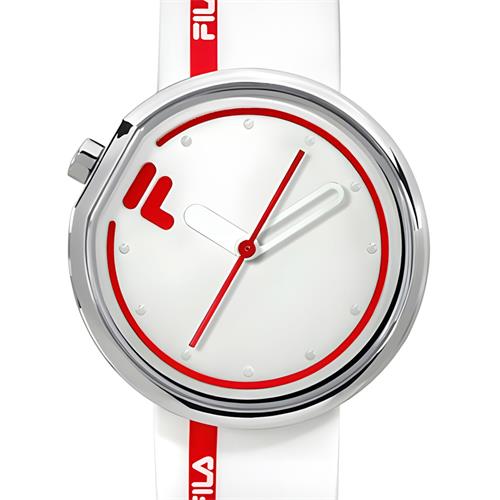 FILA 38-161-105  RELOJ BLANCO/ROJO