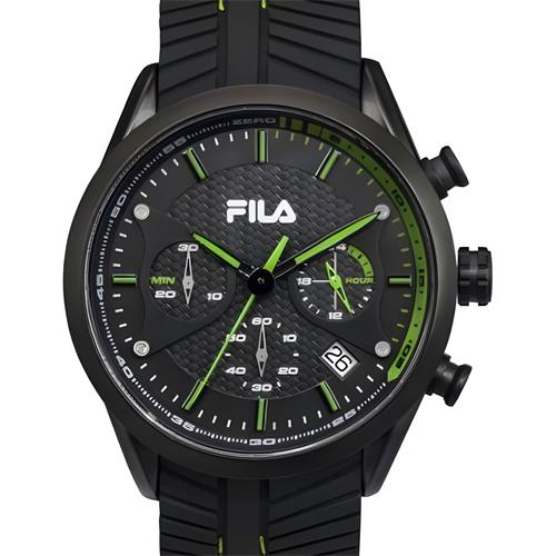 FILA 38-176-004 RELOJ SILICON NEGRO