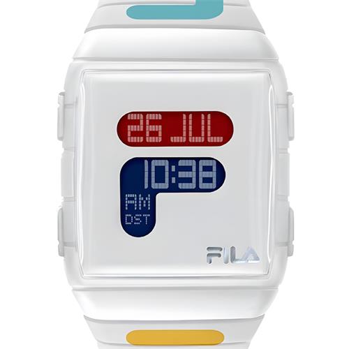 FILA 38-105-007 RELOJ SILICON BLANCO