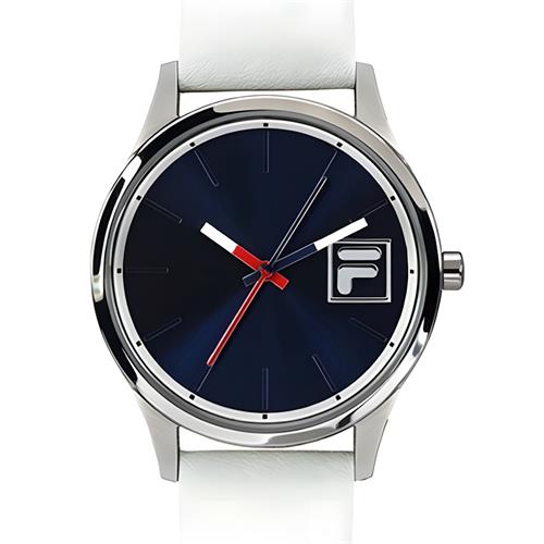 FILA 38-116-003 RELOJ CUERO BLANCO