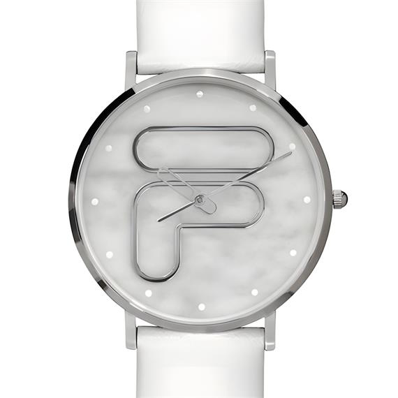 FILA 38-192-001 RELOJ CUERO BLANCO