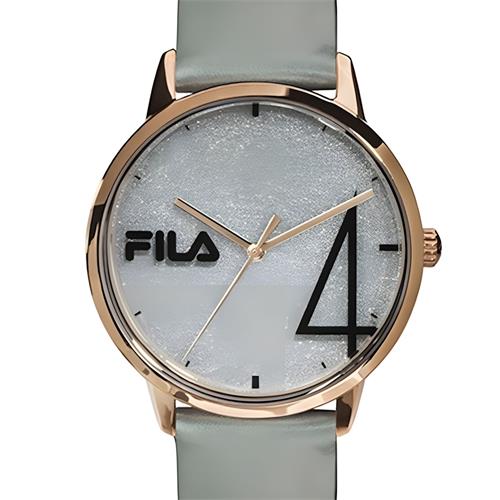 FILA 38-198-002 RELOJ CUERO GRIS