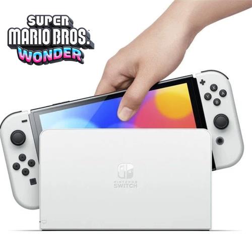 Nintendo Switch Consola Oled Blanca Super Mario Bros Wonder