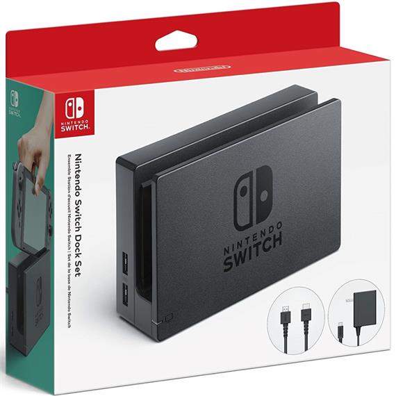 Nintendo Switch Dock Set Base+Adaptador Corriente+ Hdmi