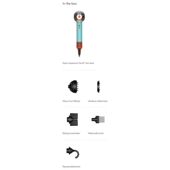 Dyson HD16 Supersonic nural con sensor Hall Ceramic Patina / Topaz
