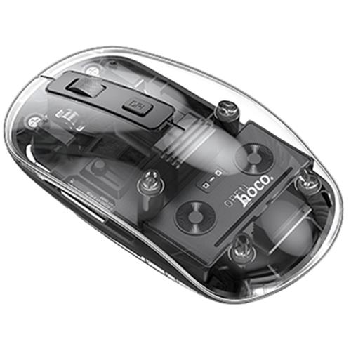 Hoco GM29 Ratón Inalámbrico 2.4G y Bluetooth Dark Night Black