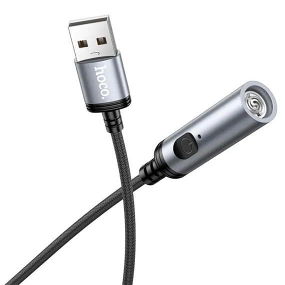 Hoco UA30 Mechero para Coche con Conexión USB-A y cable 30cm