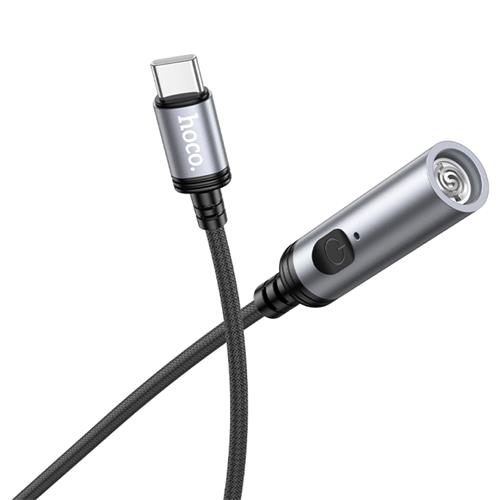 Hoco UA30 Mechero para Coche con Conexión USB-C y cable 30cm