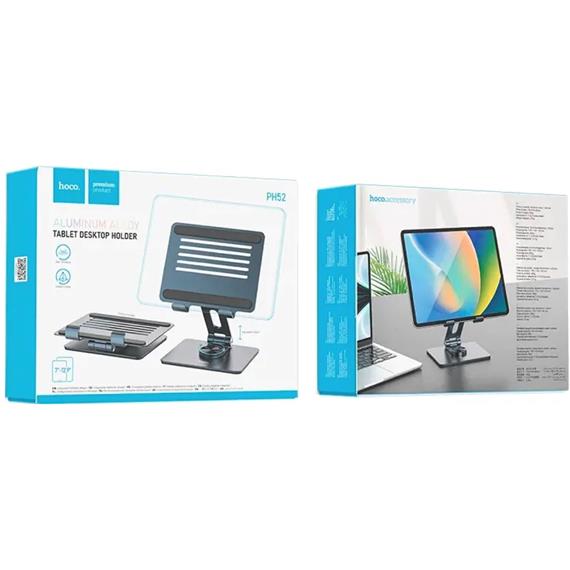 Hoco PH52 Soporte de Escritorio Rotatorio para Tablet de 7" a 12,9"