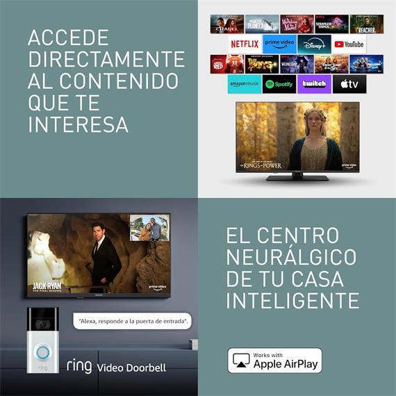 Televisor 32" Panasonic TV-32S55AEZ Full HD Smart TV Fire OS Bluetooth