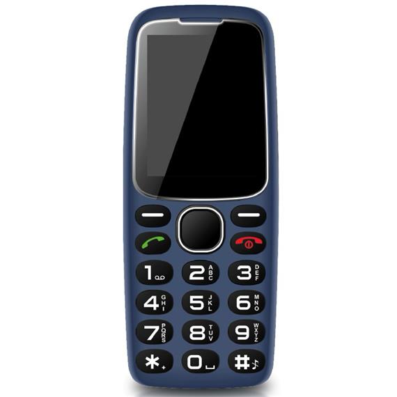 Daewoo DW8001BL Teléfono Móvil Senior Azul