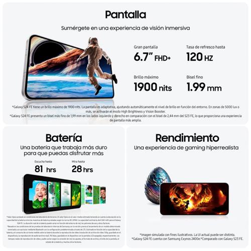 Samsung Galaxy S24 FE 5G 8GB 256GB Blue (SM-S721)
