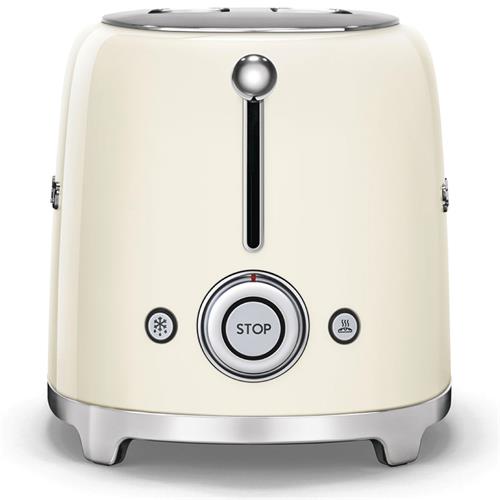Smeg TSF01CREU Tostadora Retro 2 Ranuras Crema