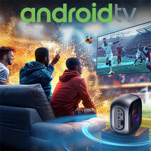 Havit PJ215 Pro Proyector 720p, 250 Lúmenes, Android TV y WIFI