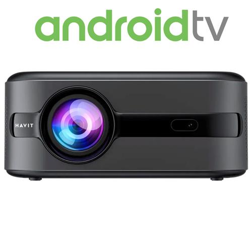 Havit PJ219 Pro Proyector Full HD, 350 Lúmenes, Android TV y WIFI