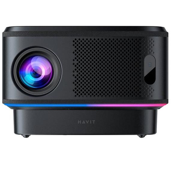 Havit PJ300 Pro Proyector Full HD, 550 Lúmenes, Android TV y WIFI 6