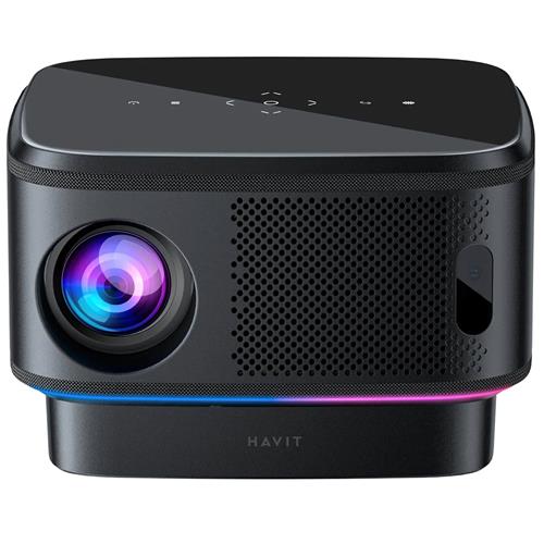Havit PJ300 Pro Proyector Full HD, 550 Lúmenes, Android TV y WIFI 6