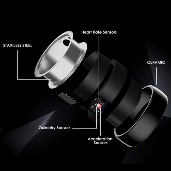 Bemi Revo Smart Ring 22mm Acero Inoxidable Plata