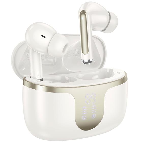 Hoco EQ10 Plus Auricular Inalámbrico con Cancelación de Ruido Activa Blanco