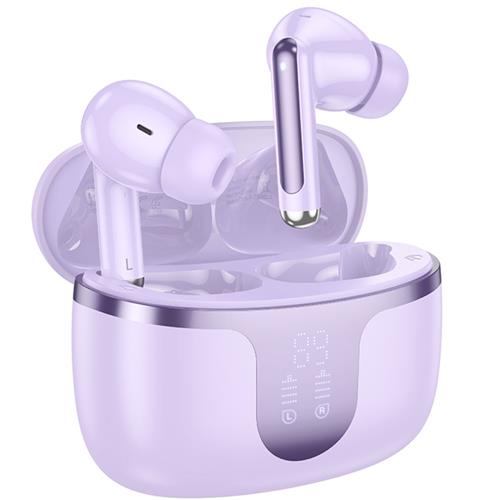 Hoco EQ10 Plus Auricular Inalámbrico con Cancelación de Ruido Activa Púrpura