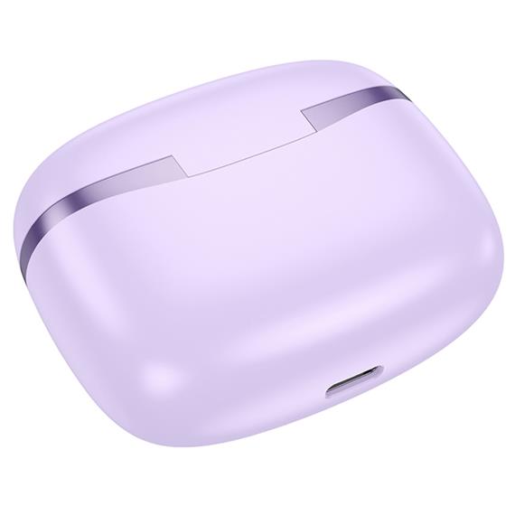 Hoco EQ10 Plus Auricular Inalámbrico con Cancelación de Ruido Activa Púrpura