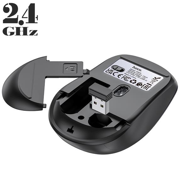 Hoco GM28 Business Ratón Inalámbrico 2.4G Negro