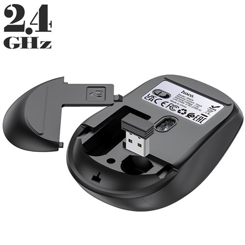Hoco GM28 Business Ratón Inalámbrico 2.4G Negro