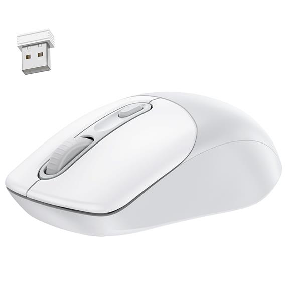Hoco GM28 Business Ratón Inalámbrico 2.4G Blanco