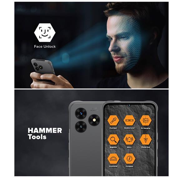 Hammer Blade Va 5G 8GB 128GB Black/Grey (TLHABLAVAB)