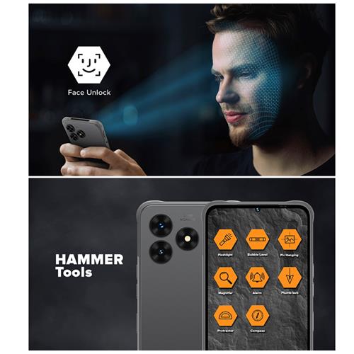 Hammer Blade Va 5G 8GB 128GB Black/Grey (TLHABLAVAB)