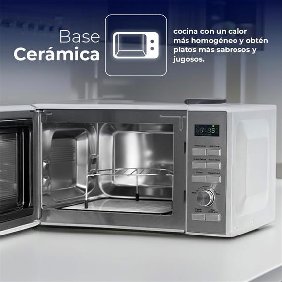 Svan SMWC25900DGN Microondas Ceramico 25Litros 900W Display Inox