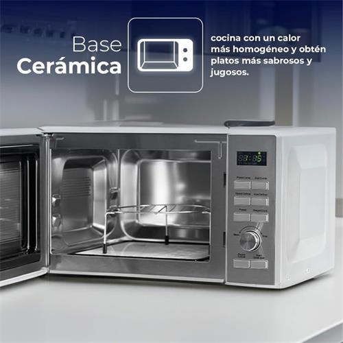 Svan SMWC25900DGN Microondas Ceramico 25Litros 900W Display Inox