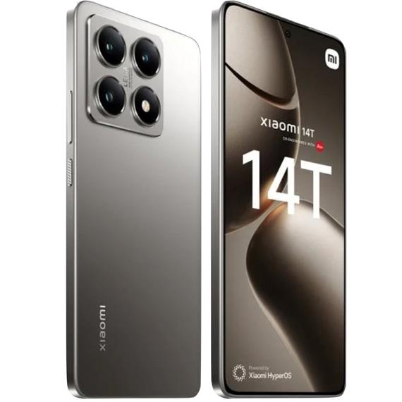 Xiaomi 14T Pro 6.67" 12GB 512GB 5G Cámara Leica Titan Gray