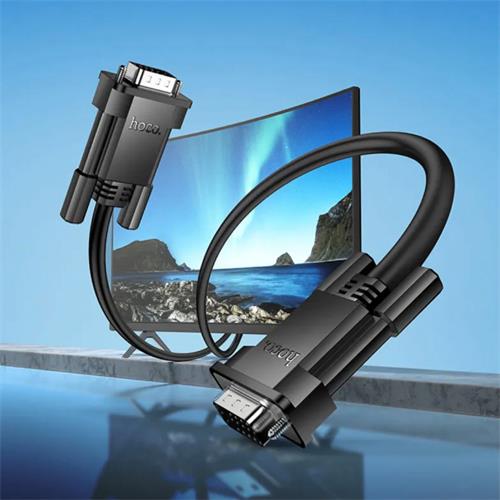 Hoco US11 Cable VGA a VGA de 1 Metro Negro