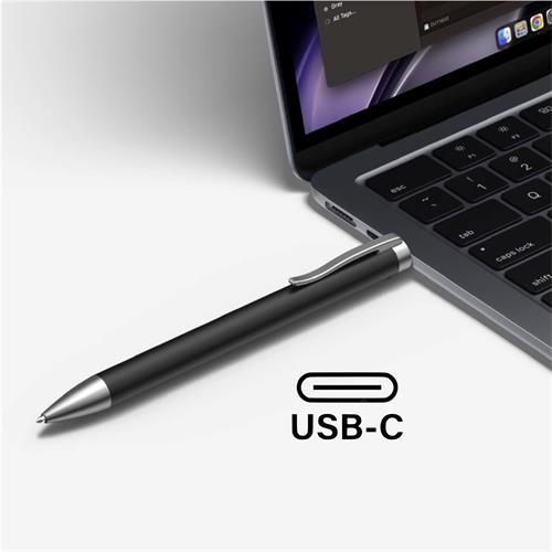Philips DVT1600 Grabadora de Voz Bolígrafo con USB-C y Sembly AI