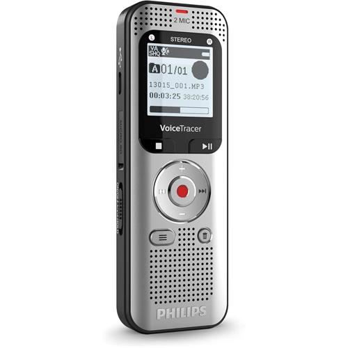 Philips DVT2015 Grabadora de Voz con 8GB y Reconocimiento de Voz