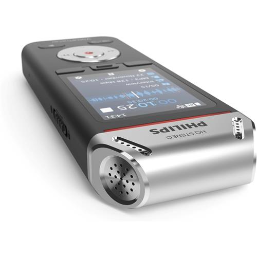 Philips DVT2110 Grabadora de Voz 8GB con 2 Micrófonos HIFI