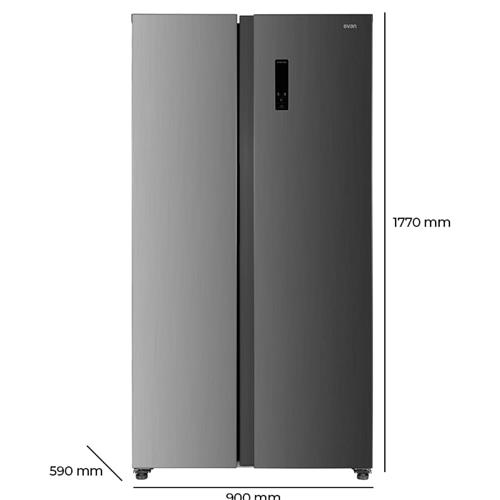 Svan SBS SA18900ENFX Frigorífico 177x91 N/F Display Inox EF.E