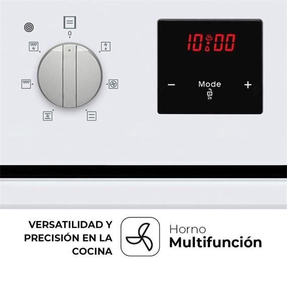 Svan SHM6700DCB Horno Multifunción Display 69L A Cristal Blanco