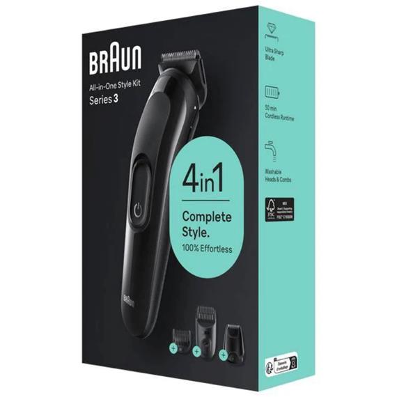 Braun SK3400/BK Recortadora para Pelo y Barba 4-1