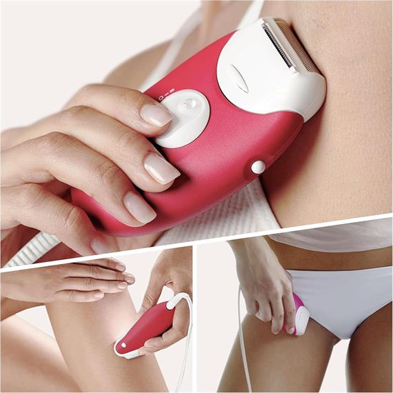 Braun Silk-Epil 3 SE3-420 Depiladora + 2 Accesorios Rosa