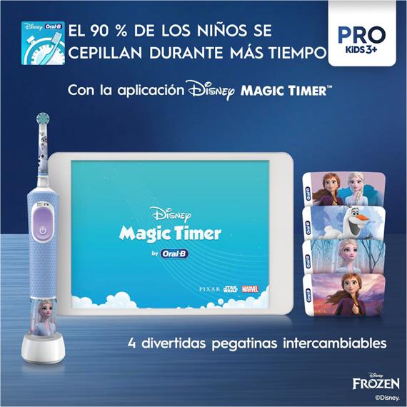 Braun Oral-B Cepillo de Dietnes Vitality Pro Kids 3+ Frozen (D103.413.2K)