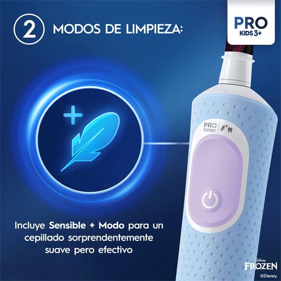 Braun Oral-B Cepillo de Dietnes Vitality Pro Kids 3+ Frozen (D103.413.2K)